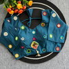 Navratri Special Pure Roman Silk Mirror Work Blouse